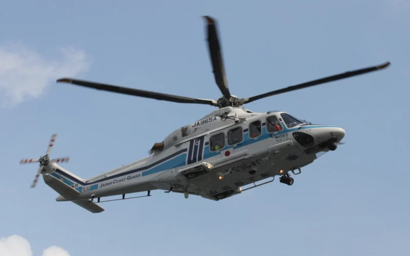 AW139 helicopter of the Japan Coast Guard