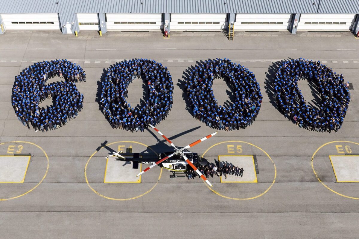 6000th Helicopter Built at Mirabel Facility 6,000th Helicopter Built at Mirabel Facility