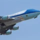 Air Force One leaving from LAX
