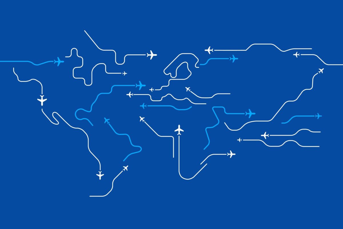 Airline route network