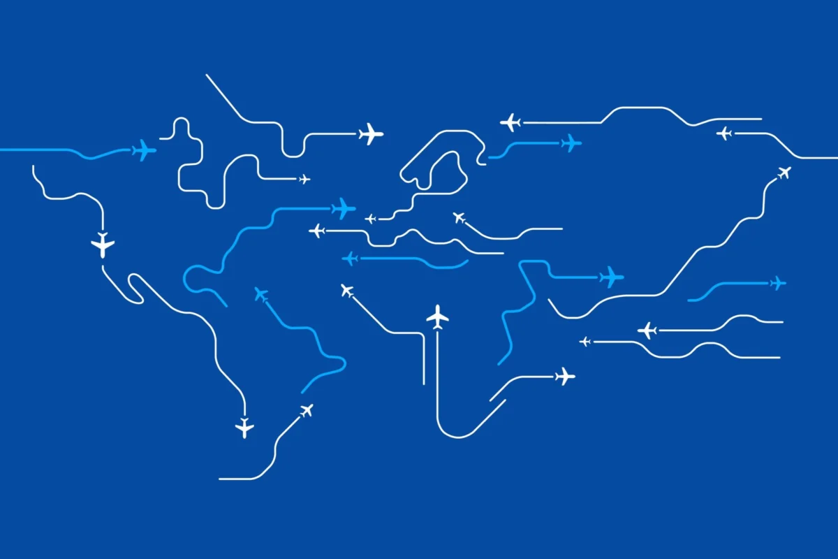 Airline route network