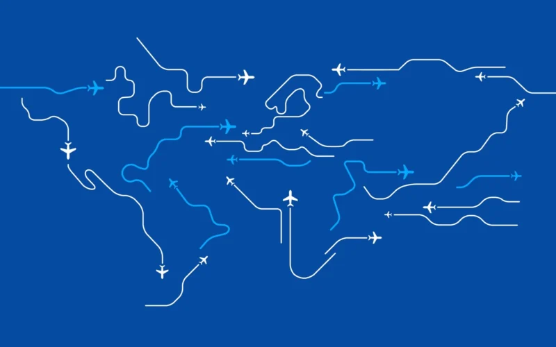Airline route network