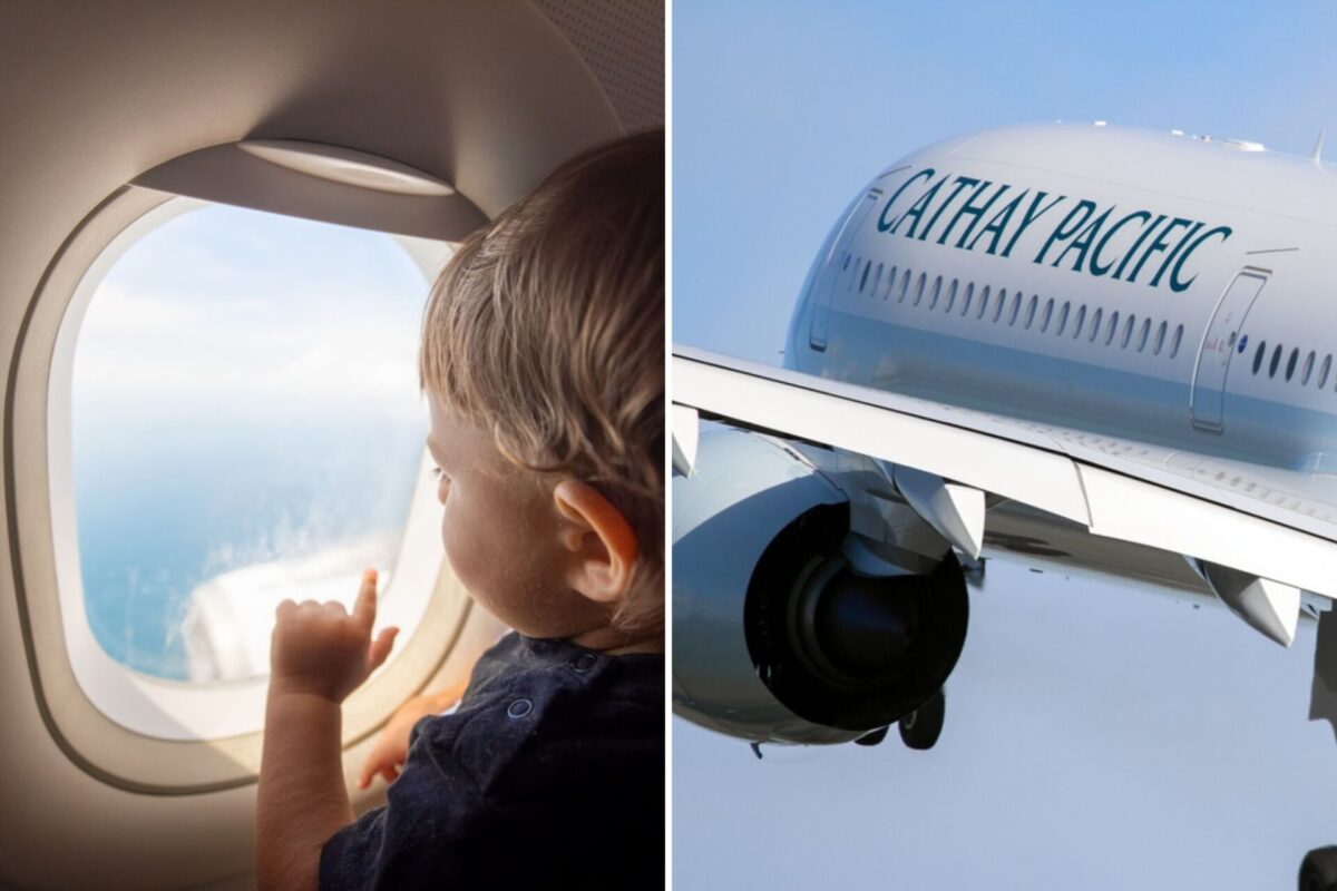 Cathay Pacific serves alcohol to toddler