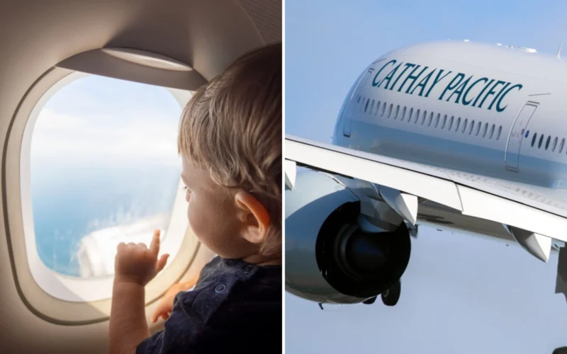Cathay Pacific serves alcohol to toddler