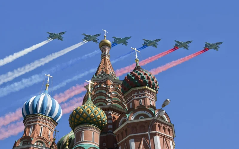 Flypast for Victory Day in Moscow