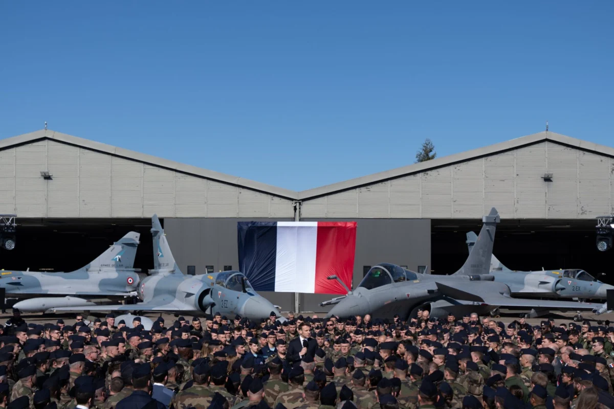 French President Emmanuel Macron visit at Luxeuil Air Force Base French President Emmanuel Macron visit at Luxeuil Air Force Base