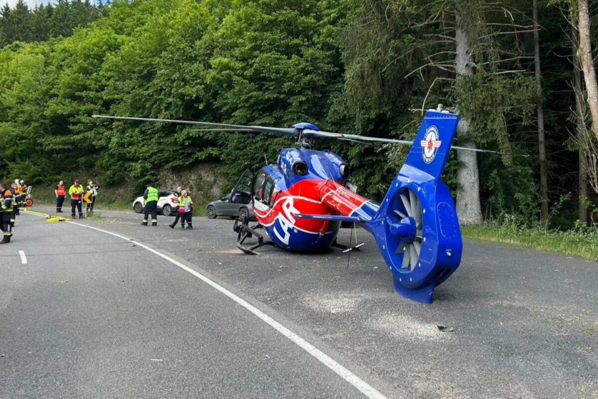 Luxembourg Air Rescue Airbus H145 helicopter crashed