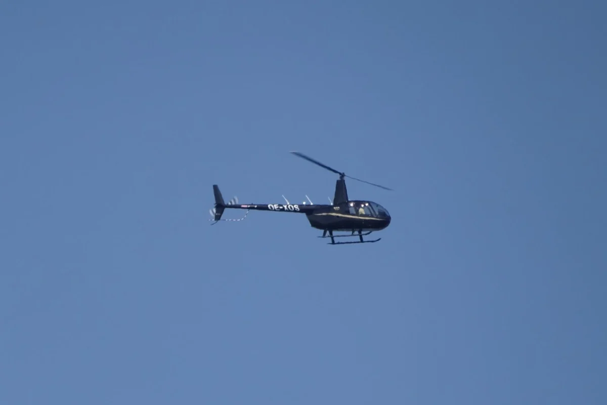 OE XOS Robinson R44 over Tallinn Bay OE-XOS Robinson R44 over Tallinn Bay