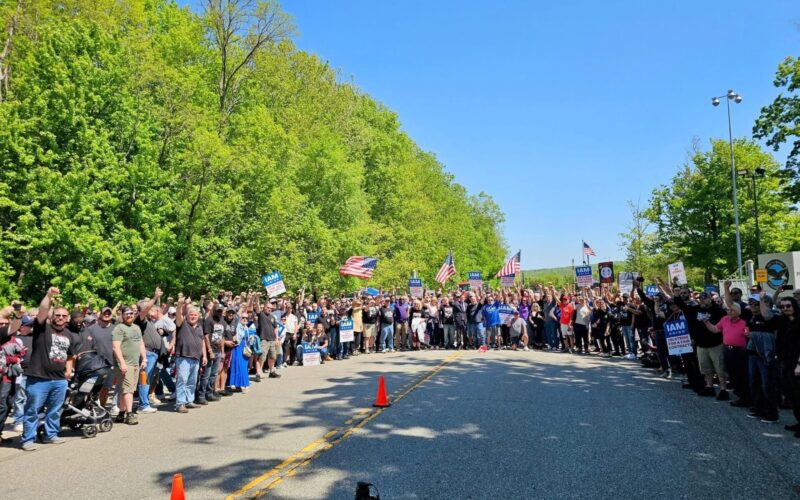 Pratt & Whitney workers on strike