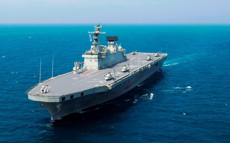 ROKS Dokdo class helicopter carrier ROKS Dokdo-class helicopter carrier