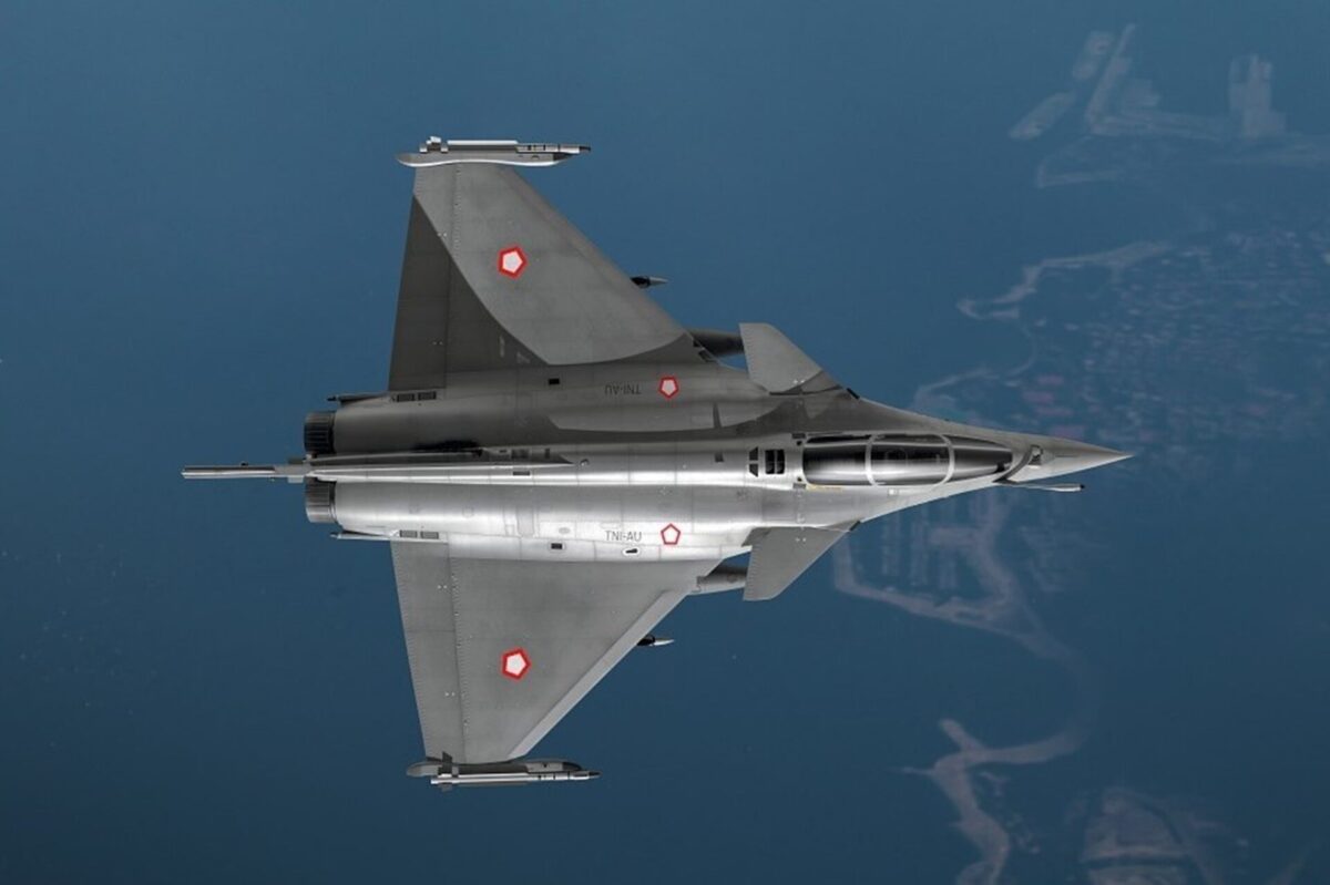 Render of a Rafale in Indonesian Air Force livery