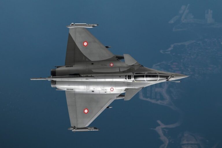 Render of a Rafale in Indonesian Air Force livery