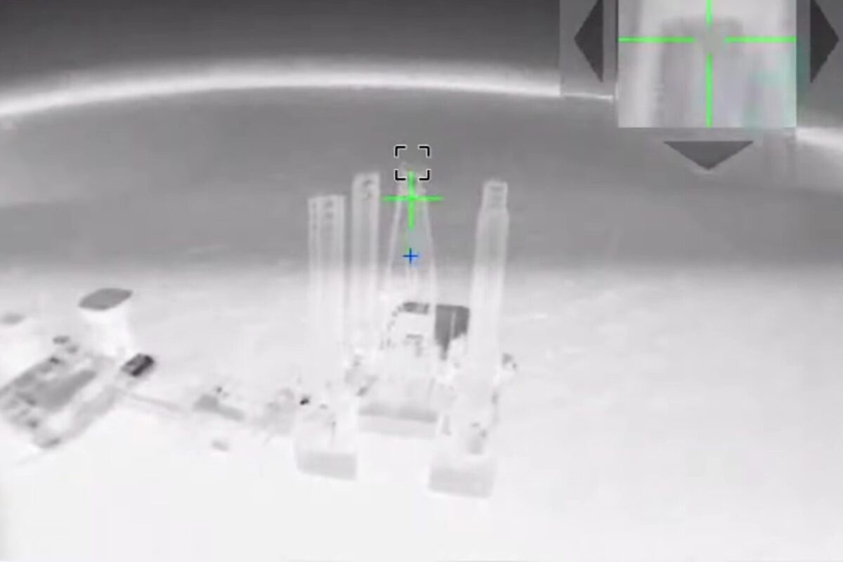 Russian radar on Boyko towers drone attack by Ukraine SBU