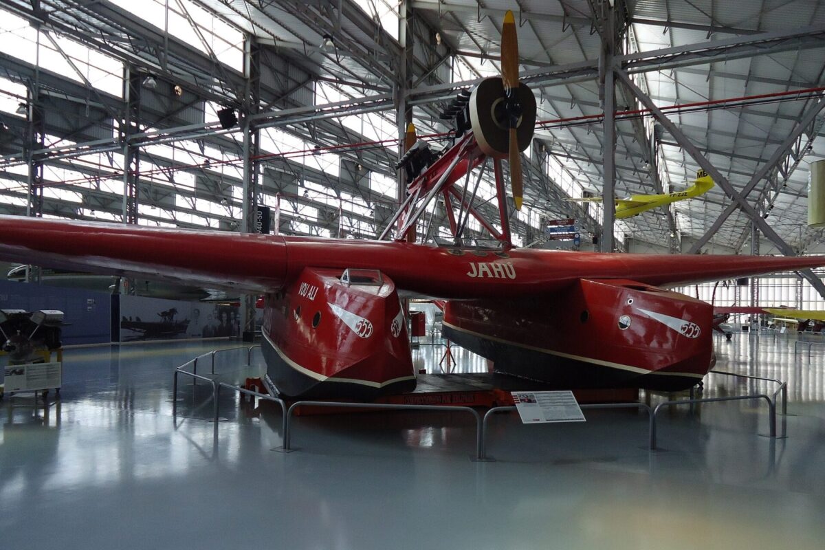 Savoia Marchetti S55 registration I BAUQ Jahu at TAM Museum Sao Paulo Brazil