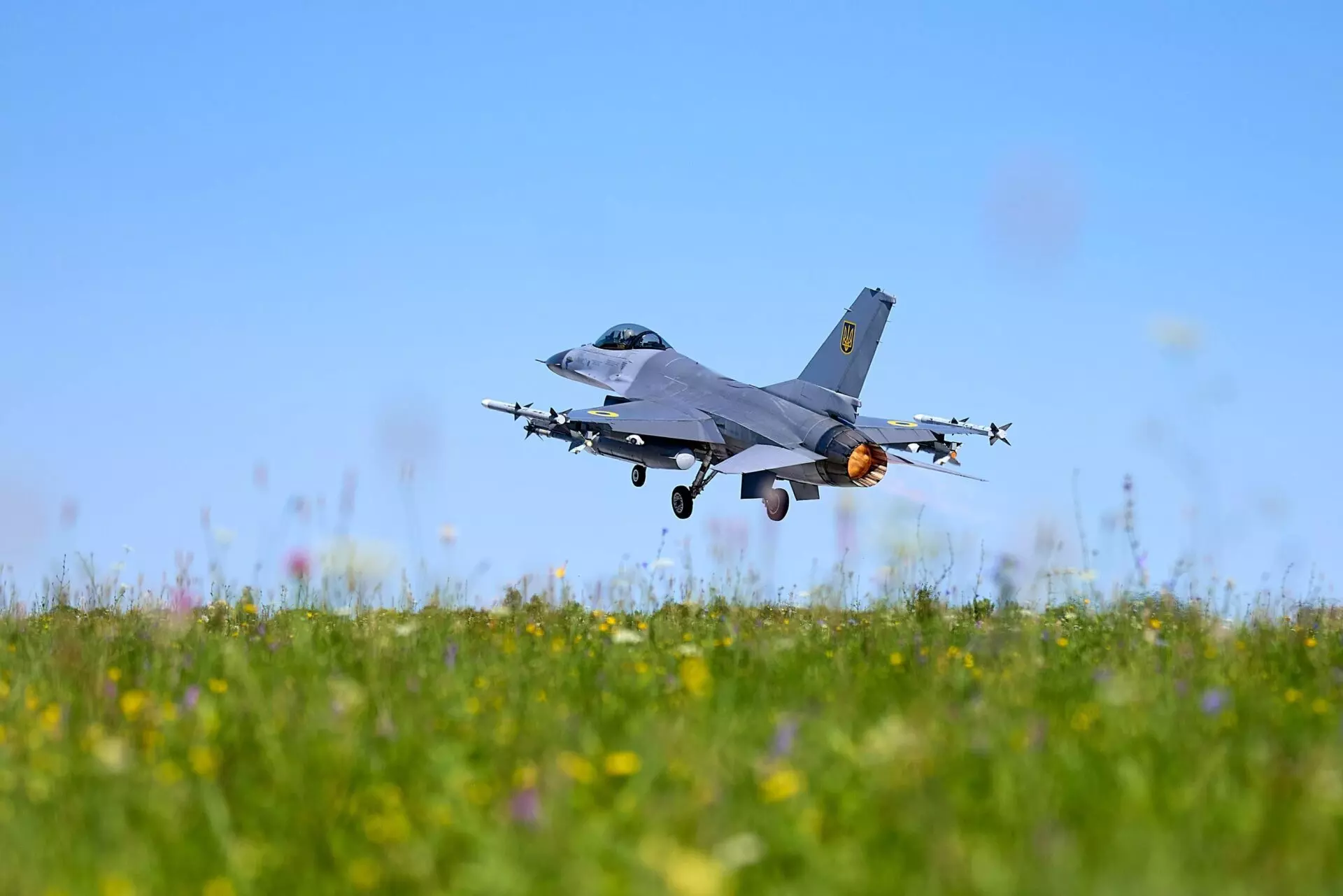 Ukrainian Air Force F 16AM Fighting Falcon