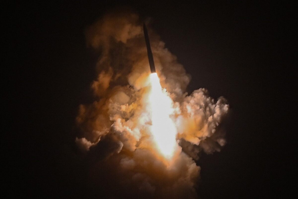 Unarmed Minuteman III Intercontinental Ballistic Missile launch Unarmed Minuteman III Intercontinental Ballistic Missile launch