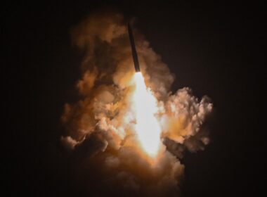 Unarmed Minuteman III Intercontinental Ballistic Missile launch