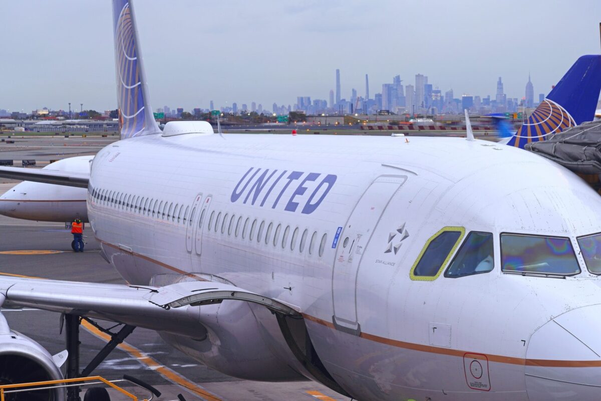 United Airlines aircraft at Newark Liberty International Airport