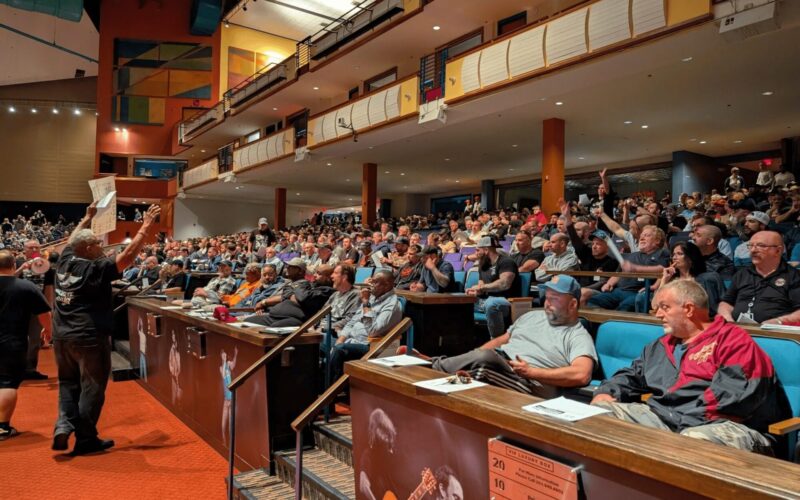 Members of IAM Locals 700 & 1746 at Pratt & Whitney