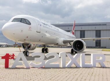 First Qantas A321XLR