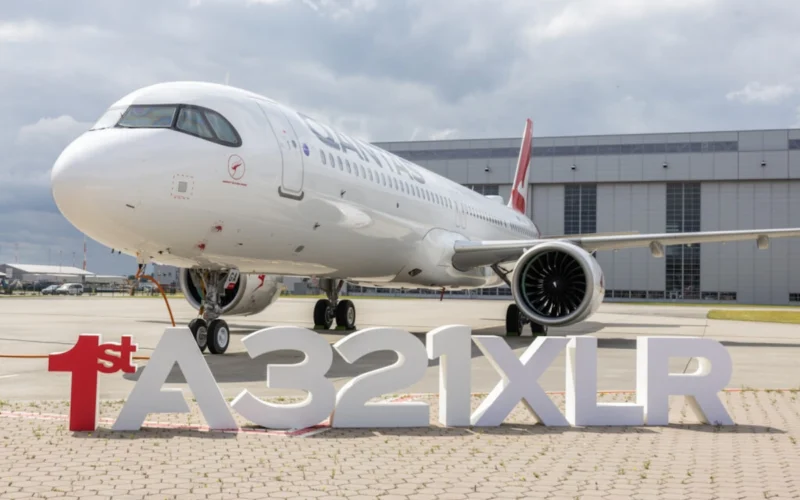 First Qantas A321XLR