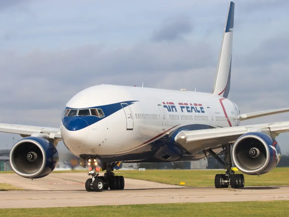 ManchesterAirportUnitedKingdom 18thOctober2024AirPeace Air Peace