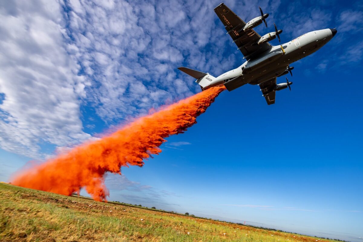 Airbus A400M firefighter demonstrator