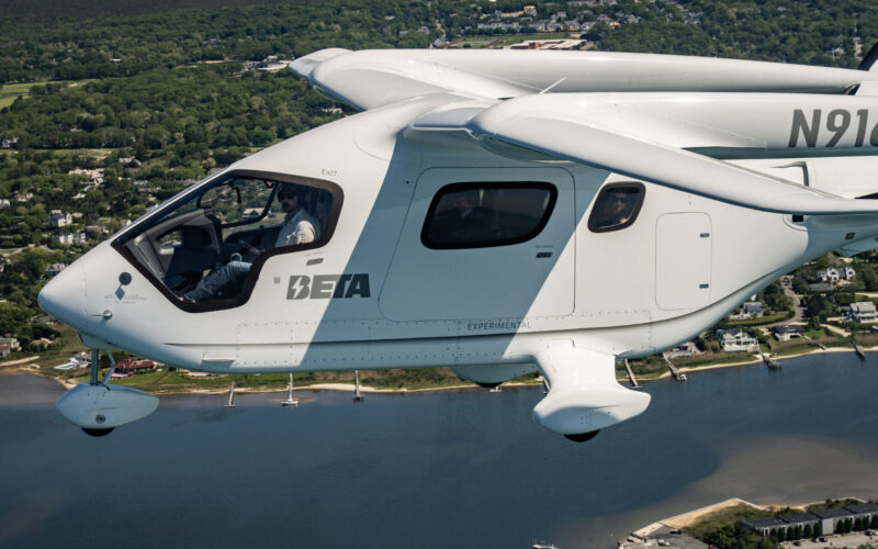 BETAs ALIA conventional takeoff and landing CTOL aircraft