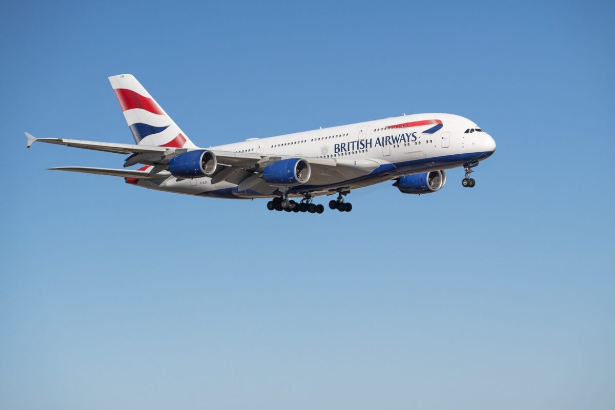 British Airways Airbus A380 Dallas Fort Worth International Airport