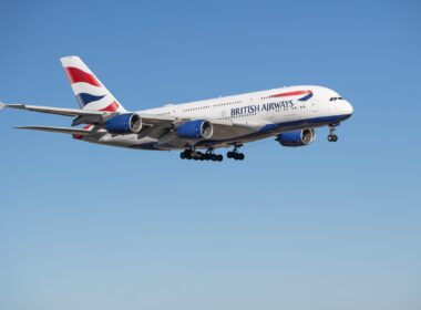 British Airways Airbus A380 Dallas Fort Worth International Airport