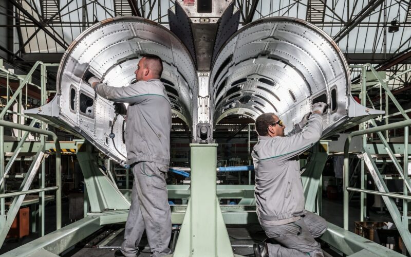 Dassault Rafale fuselage assembly