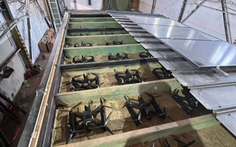 Drones used by Ukraine SBU in Operation Web