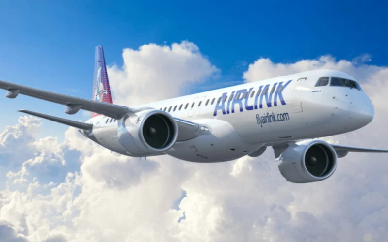 Embraer E195 E2 twin engine passenger aircraft