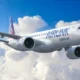 Embraer E195 E2 twin engine passenger aircraft