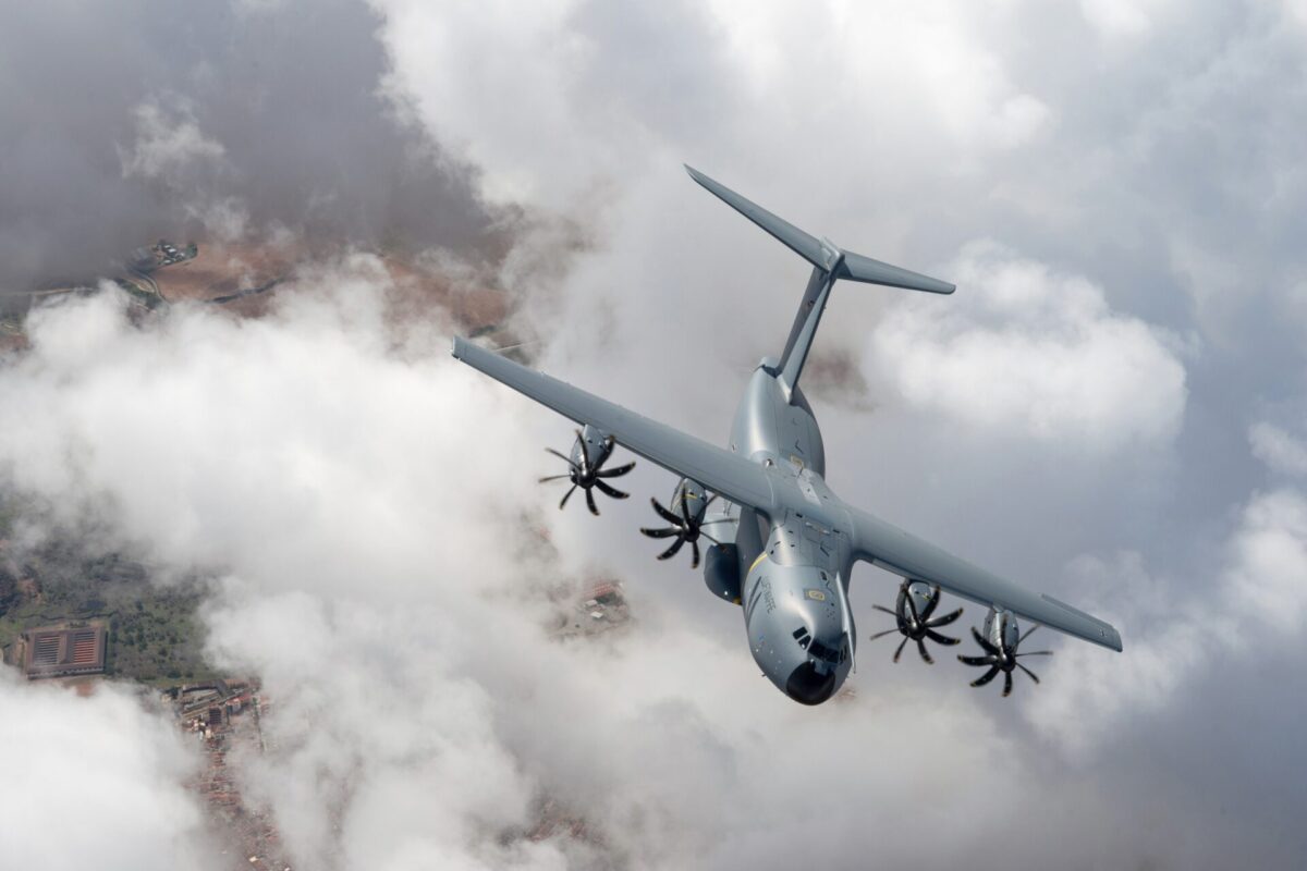 German Air Force Airbus A400M military transport aircraft