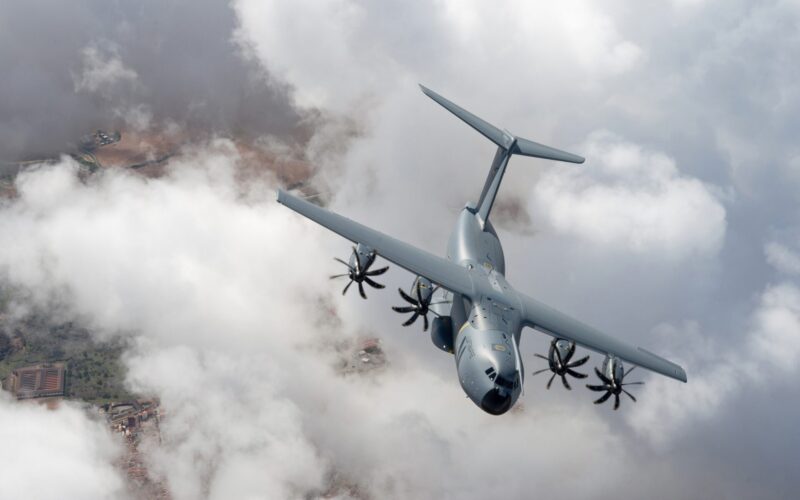 German Air Force Airbus A400M military transport aircraft
