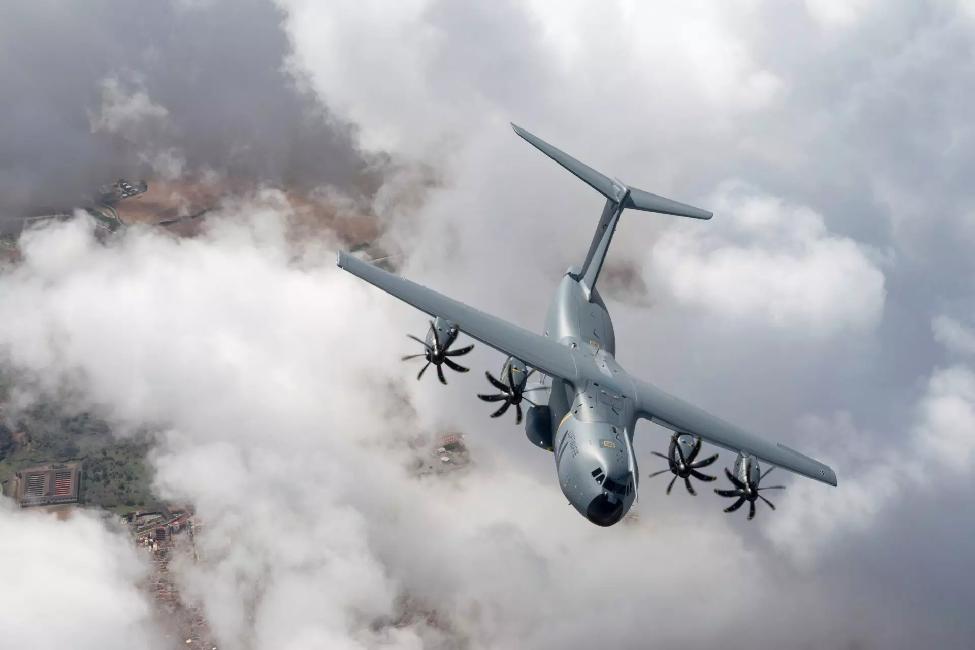 German Air Force Airbus A400M military transport aircraft