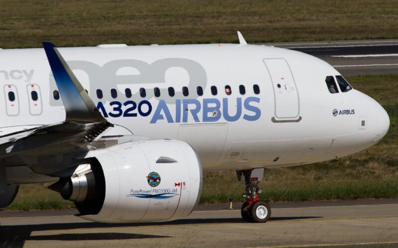 Pratt & Whitney PW1100G JM engine