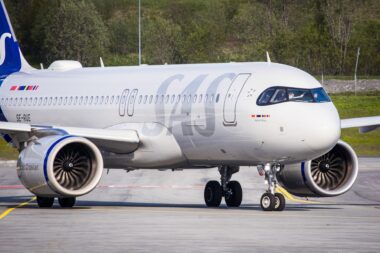 SAS Scandinavian Airlines Airbus A320