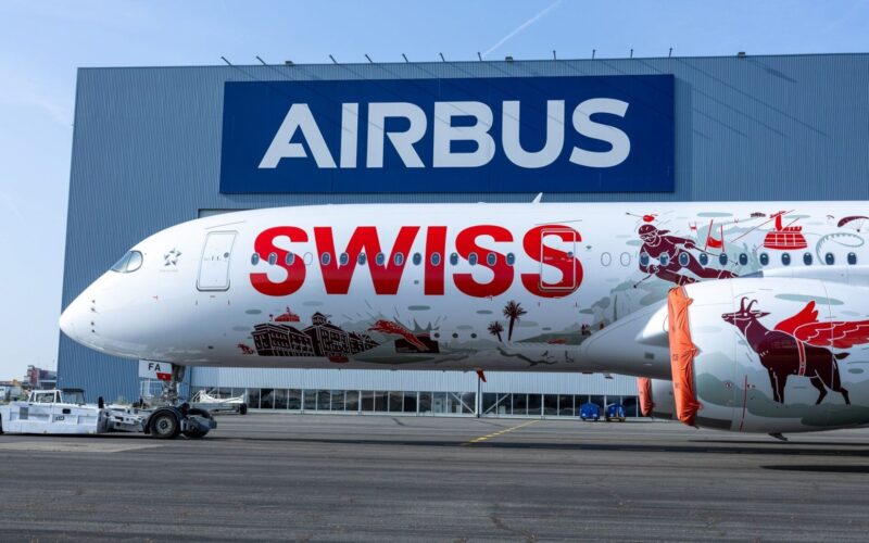 SWISS Airbus A350 900 Wanderlust livery