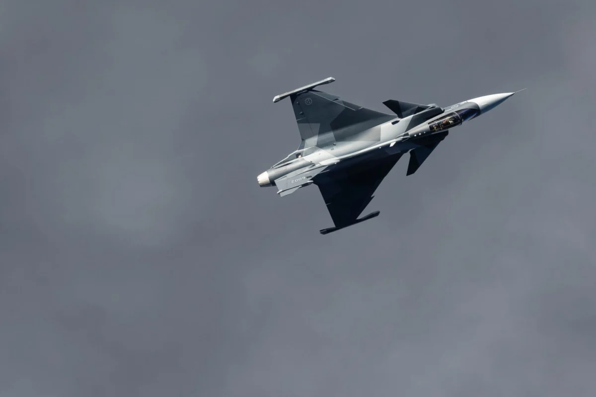 Saab Gripen fighter jet