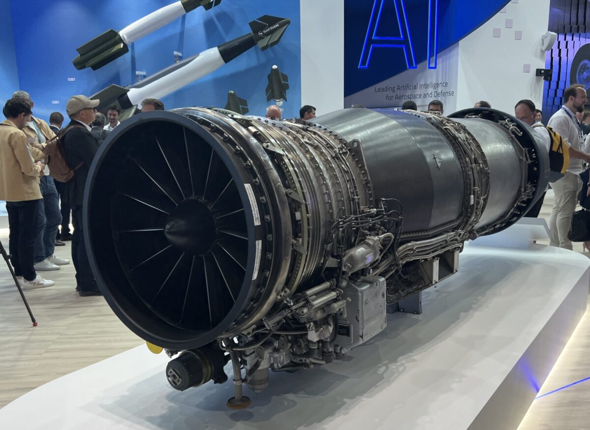 Safran M88 engine powering the Rafale at Paris Air Show 2025 Safran M88 engine powering the Rafale at Paris Air Show 2025