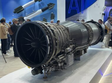 Safran M88 engine powering the Rafale at Paris Air Show 2025