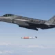 USAF F 35A releases inert B61 nuclear gravity bomb
