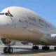 etihad a380 touches down toronto