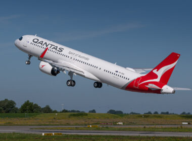 First Qantas A321XLR