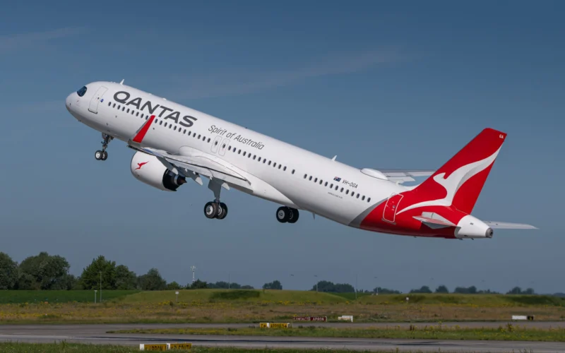 First Qantas A321XLR
