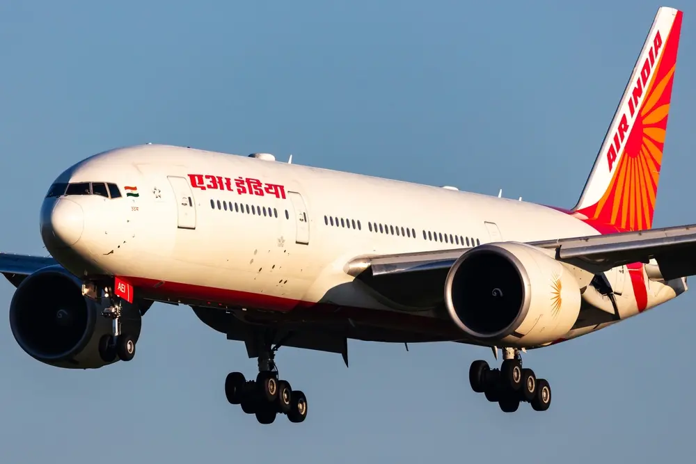ViennaAustria May22025AirIndiaBoeing777 200lr Air India