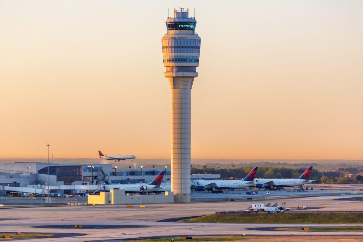 ATC Tower at Atlanta Airport ATL