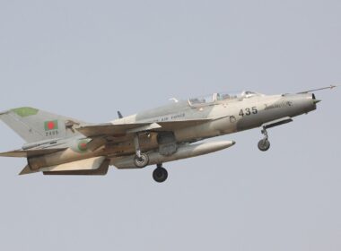 Bangladesh F-7 fighter jet